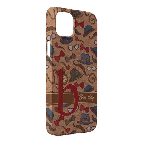 Custom Vintage Hipster iPhone Case - Plastic - iPhone 14 Plus (Personalized)