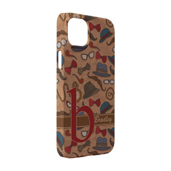Vintage Hipster iPhone Case - Plastic - iPhone 14 Pro (Personalized)
