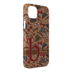 Vintage Hipster iPhone Case - Plastic - iPhone 14 Pro Max (Personalized)