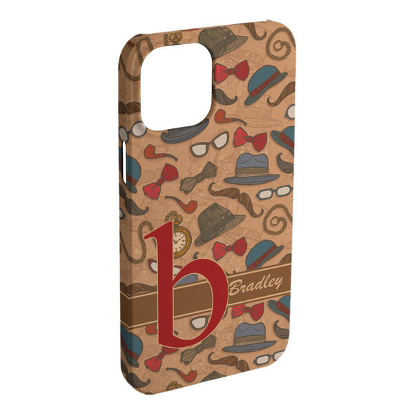 Custom Vintage Hipster iPhone Case - Plastic - iPhone 15 Plus (Personalized)