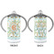 Teal Ribbons & Labels 12 oz Stainless Steel Sippy Cups - APPROVAL