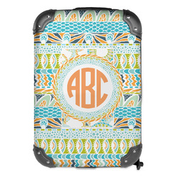 Teal Ribbons & Labels Kids Hard Shell Backpack (Personalized)