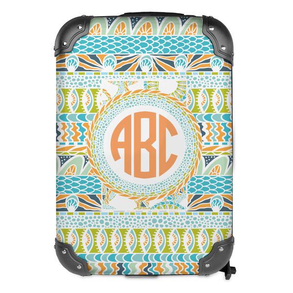 Teal Ribbons & Labels 13" Hard Shell Backpacks - FRONT