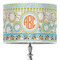 Teal Ribbons & Labels Drum Lamp Shade (Personalized)