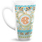 Teal Ribbons & Labels 16 Oz Latte Mug (Personalized)