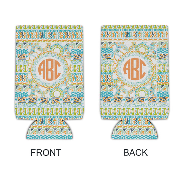 Teal Ribbons & Labels 16oz Can Sleeve - APPROVAL