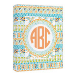 Teal Ribbons & Labels Canvas Print - 16x20 (Personalized)