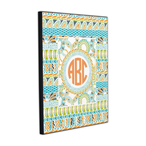 Custom Teal Ribbons & Labels Wood Prints (Personalized)