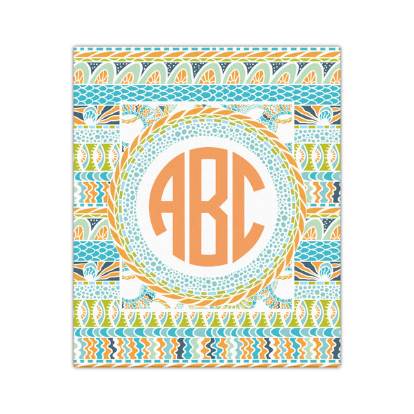 Teal Ribbons & Labels 20x24 - Canvas Print - Front View