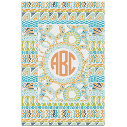 Teal Ribbons & Labels Poster - Matte - 24x36 (Personalized)