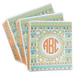 Teal Ribbons & Labels 3-Ring Binder (Personalized)