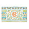 Teal Ribbons & Labels 3'x5' Indoor Area Rugs - Main