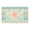 Teal Ribbons & Labels 3' x 5' Patio Rug (Personalized)