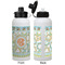 Teal Ribbons & Labels Aluminum Water Bottle - White APPROVAL