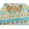 Teal Ribbons & Labels Apron - Pocket Detail with Props