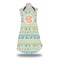 Teal Ribbons & Labels Apron w/ Monogram