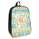 Teal Ribbons & Labels Kids Backpack (Personalized)