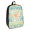 Teal Ribbons & Labels Backpack - angled view
