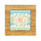 Teal Ribbons & Labels Bamboo Trivet with Ceramic Tile Insert (Personalized)