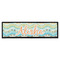 Teal Ribbons & Labels Bar Mat (Personalized)