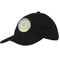Teal Ribbons & Labels Baseball Cap - Black