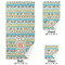 Teal Ribbons & Labels Bath Towel Sets - 3-piece - Approval