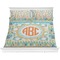 Teal Ribbons & Labels Comforter Set - King (Personalized)