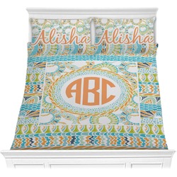 Teal Ribbons & Labels Comforters (Personalized)