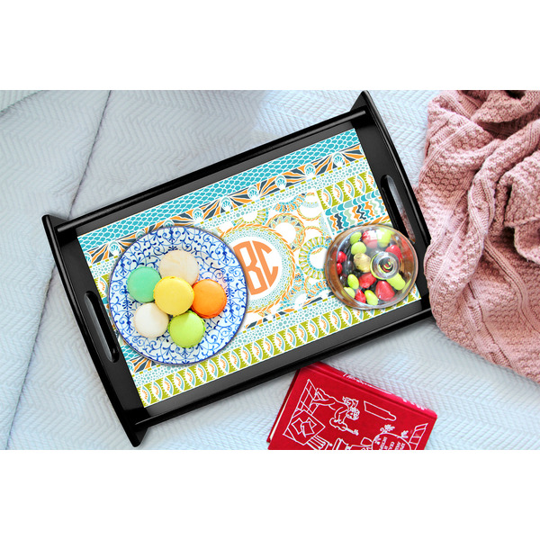 Teal Ribbons & Labels Black Tray - Lifestyle (UPDATED)