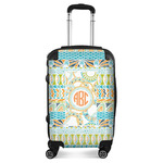 Teal Ribbons & Labels Suitcase (Personalized)