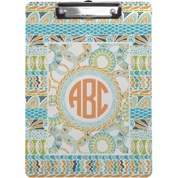 Teal Ribbons & Labels Clipboard (Personalized)