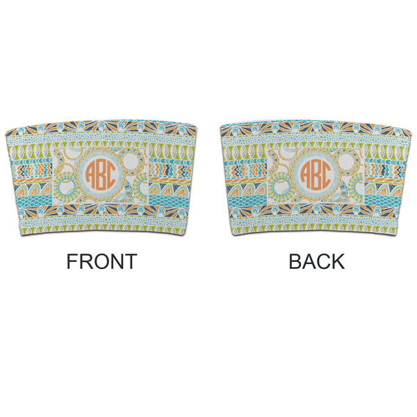 Teal Ribbons & Labels Coffee Cup Sleeve - APPROVAL