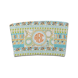 Teal Ribbons & Labels Coffee Cup Sleeve (Personalized)