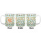 Teal Ribbons & Labels Coffee Mug - 11 oz - White APPROVAL