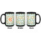 Teal Ribbons & Labels Coffee Mug - 15 oz - Black APPROVAL