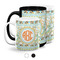 Teal Ribbons & Labels Coffee Mugs Main