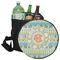Teal Ribbons & Labels Collapsible Personalized Cooler & Seat
