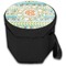 Teal Ribbons & Labels Collapsible Personalized Cooler & Seat (Closed)
