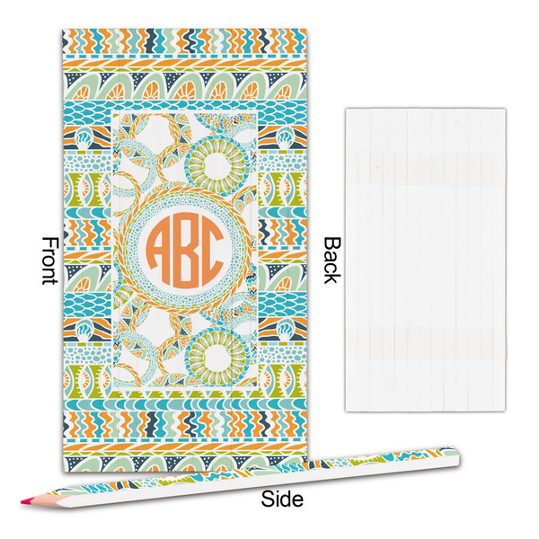 Teal Ribbons & Labels Colored Pencils - Approval