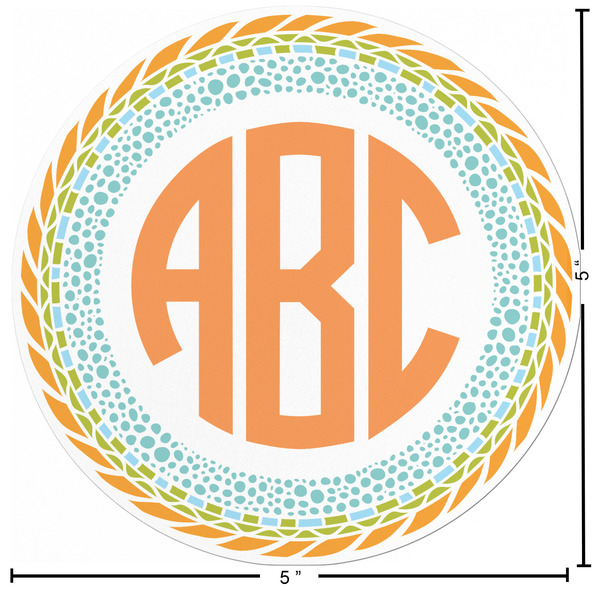 Teal Ribbons & Labels Custom Shape Iron On Patches - L - APPROVAL