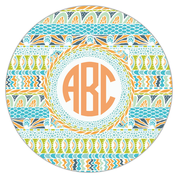 Teal Ribbons & Labels Drink Topper - XLarge - Single