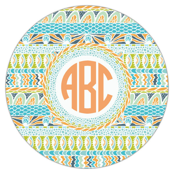 Teal Ribbons & Labels Drink Topper - XSmall - Single