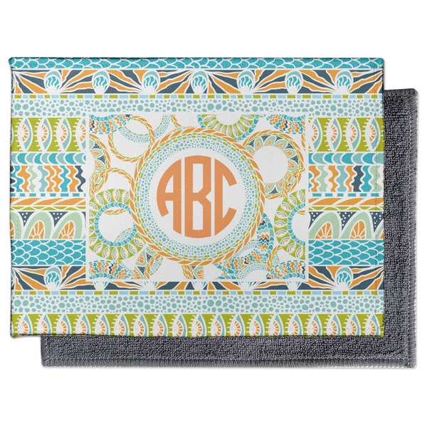 Teal Ribbons & Labels Electronic Screen Wipe - Flat