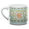 Teal Ribbons & Labels Espresso Cup - 6oz (Double Shot) (MAIN)