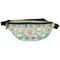 Teal Ribbons & Labels Fanny Pack - Front