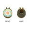 Teal Ribbons & Labels Golf Ball Hat Clip Marker - Apvl - GOLD