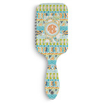 Teal Ribbons & Labels Hair Brushes (Personalized)