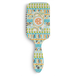 Teal Ribbons & Labels Hair Brushes (Personalized)