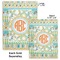 Teal Ribbons & Labels Hard Cover Journal - Compare
