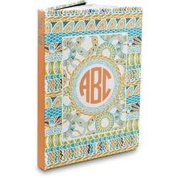 Teal Ribbons & Labels Hardbound Journal (Personalized)